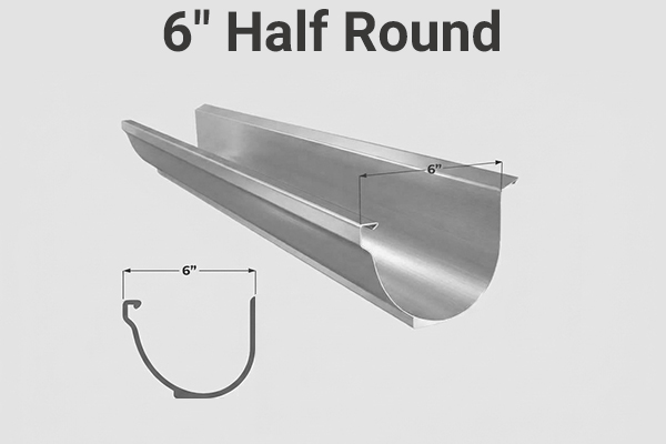 6 Half Round