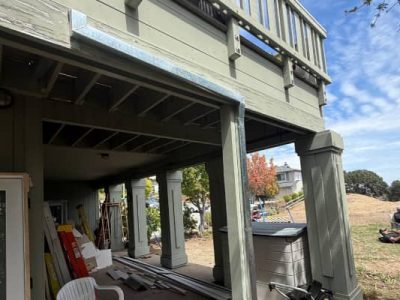 Custom Metal Downspout Installation