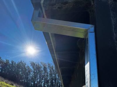 Newly Installed Custom Downspout