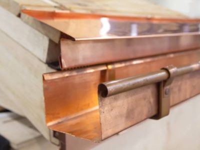 Copper Box Gutter Installation