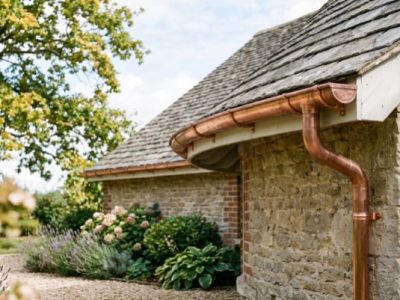 Copper Radius Gutter System
